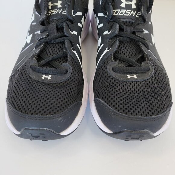 Under Armour Dash Rn 2 Black Mesh Upper Lace Up Athletic Shoes Size 6.5 NWOT - Picture 3 of 9
